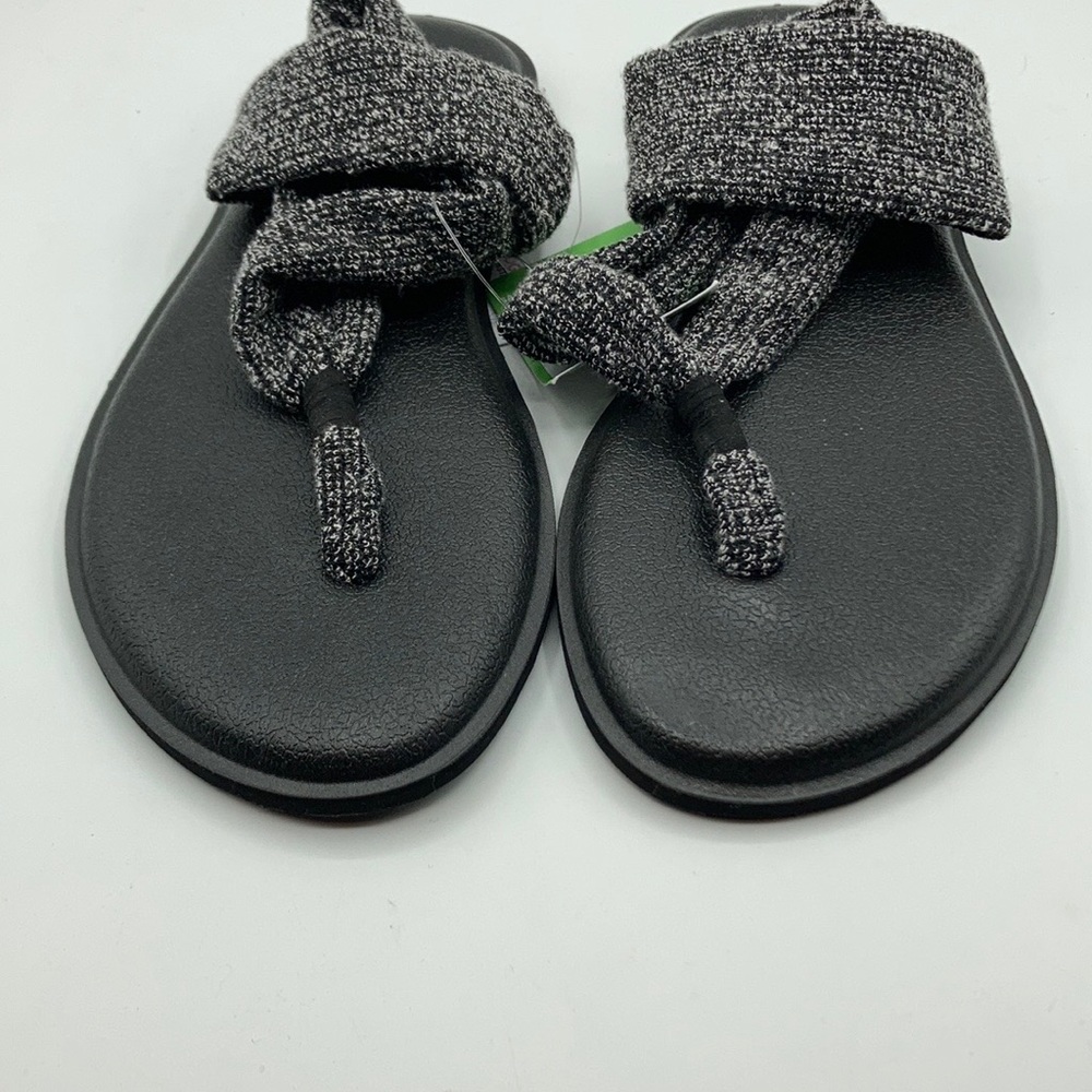 Sanuk Girls Lil Yoga Mat Black Knister Sandals